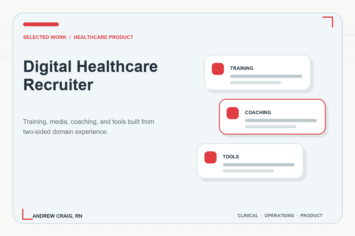 Digital Healthcare Recruiter