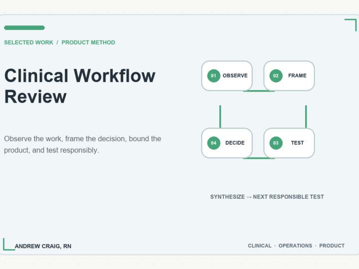Clinical Workflow Review