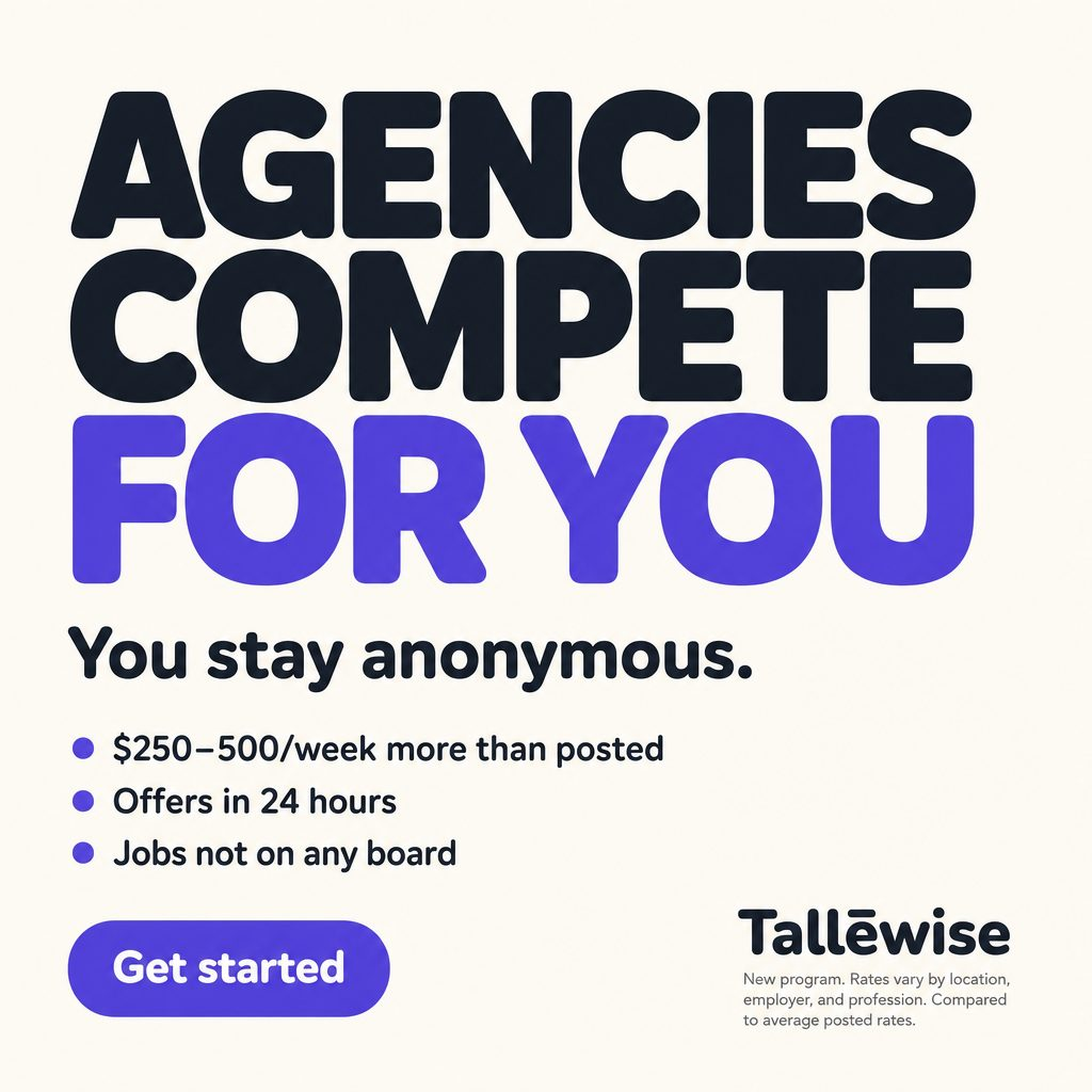 Tallewise brand and product ad